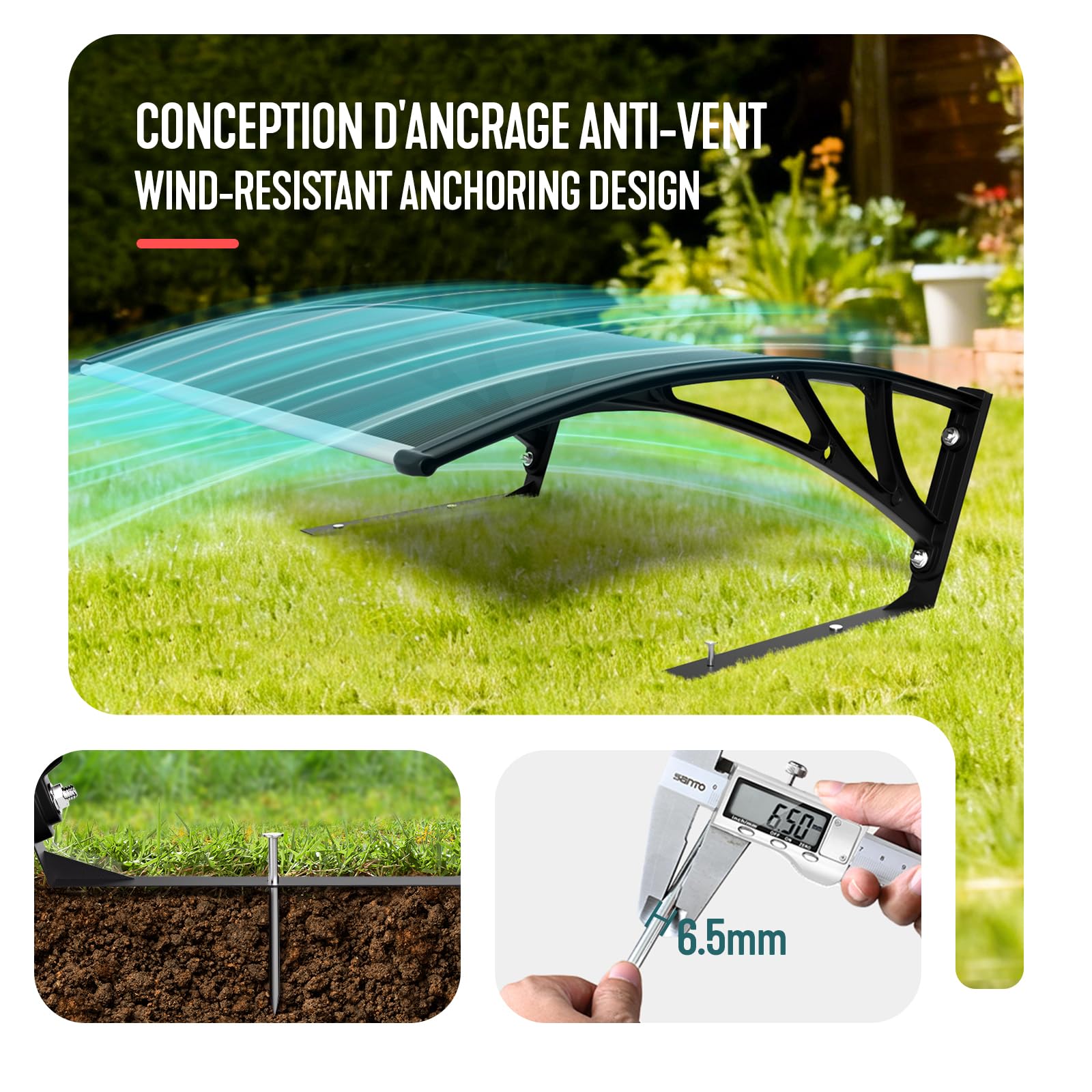 vounot® Garage de Tondeuse Robot 104x80x45 cm Abri pour Robot avec Pied en Métal Tondeuse Protection Exterieur Contre Pluie UV et Intemperies Toit Rigide pour Jardin Pelouse Marron Foncé