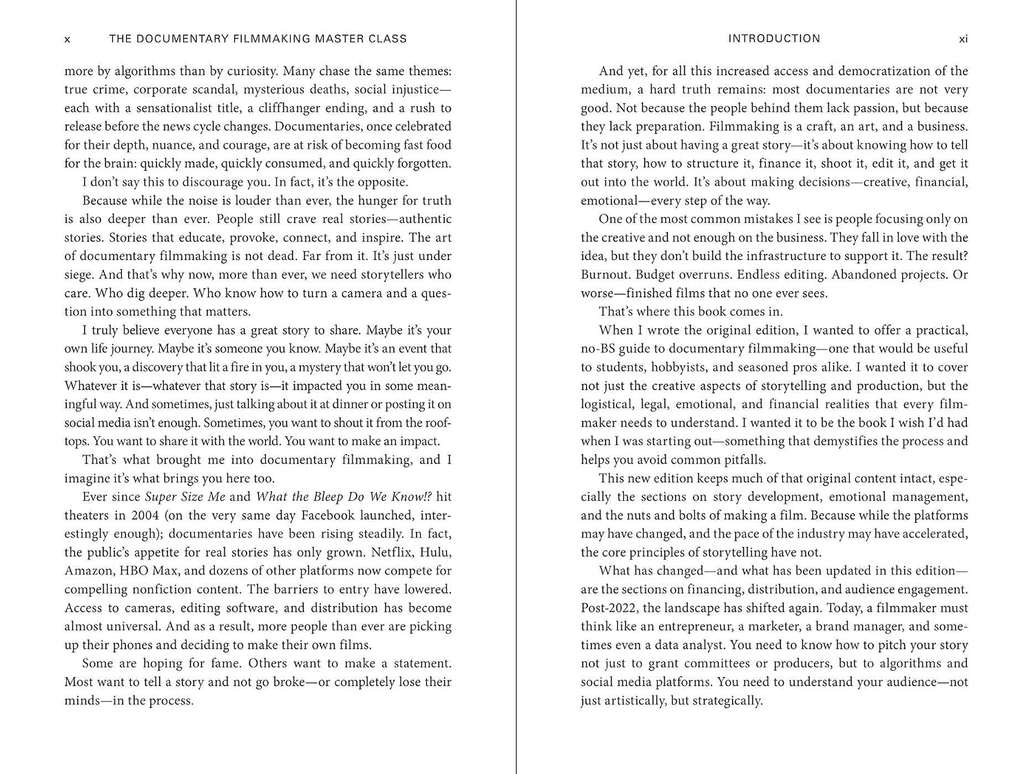 The Documentary Filmmaking Master Class (Second Edition): Tell Your Story from Concept to Distribution