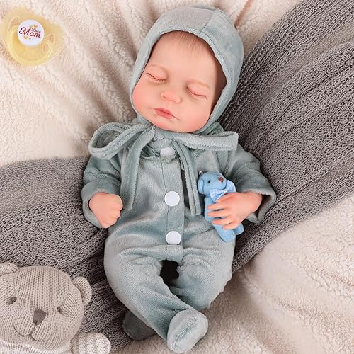 Miniatura 5 de BABESIDE Muñecas realistas de bebé Reborn  Muñecas de bebé realistas de cuerpo completo de 12 pulgadas con caja de regalo para niños a partir de 3