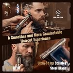 Rasoir Électrique Ufree, Kit de Toilettage pour Hommes avec Tondeuse à Barbe pour Raser le Visage et la Moustache, Tondeuses Sans Fil pour Hommes Chauves, Tondeuses de Barbier, Cadeaux pour Hommes