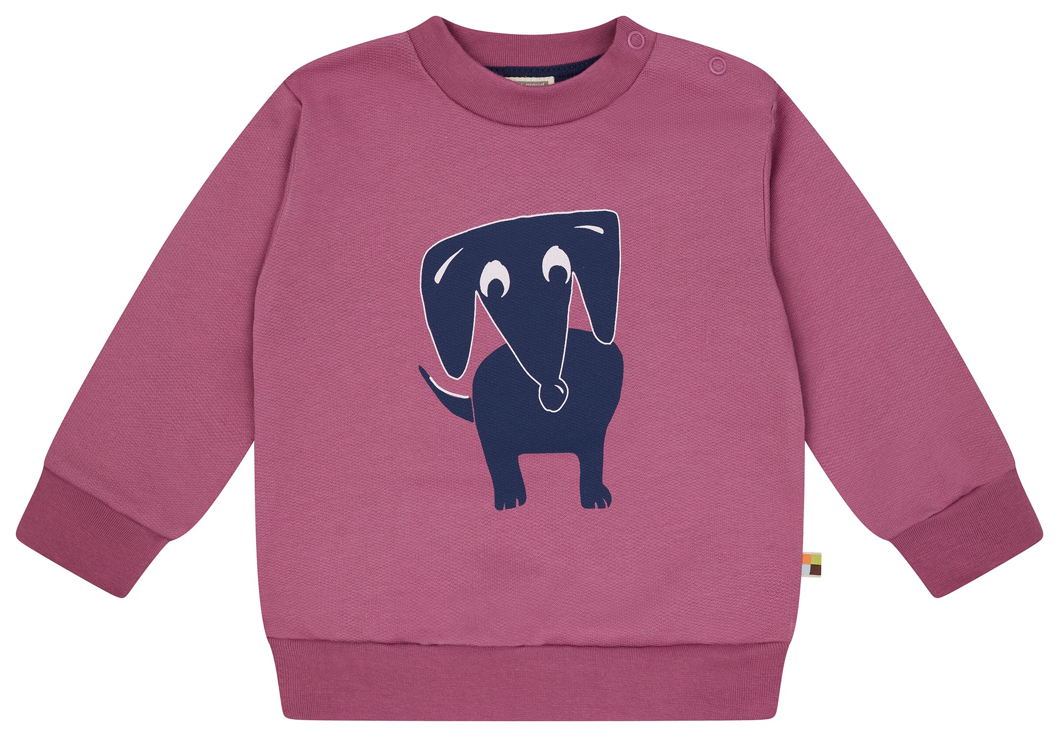 loud + proud Mädchen Mit Druckmotiv, GOTS Zertifiziert Sweatshirt