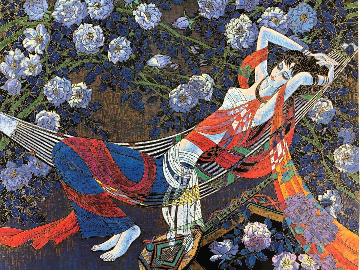 【原画】　陳貴平　(チン・グイピン) シルクスクリーン 15/180 原画】陳貴平(チン・グイピン) シルクスクリーン 15/180