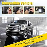Vista 6 de Switchback - Luces LED para espejo lateral para Ford F250 F350 F450 F550 Super Duty 2008-2016, luces direccionales ámbar secuenciales, luces