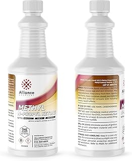 Methyl n-Propyl Ketone (MPK) - 1 Quart - 32 FL Oz Bottle - Solvent for Synthetic Resins, Gravure Printing Inks, Cleaning, and Surface Preparation - Made in America - Alliance Chemical