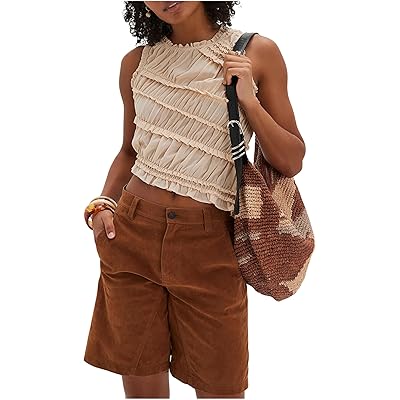 Free People Pink Sands Smocked Top pink sand