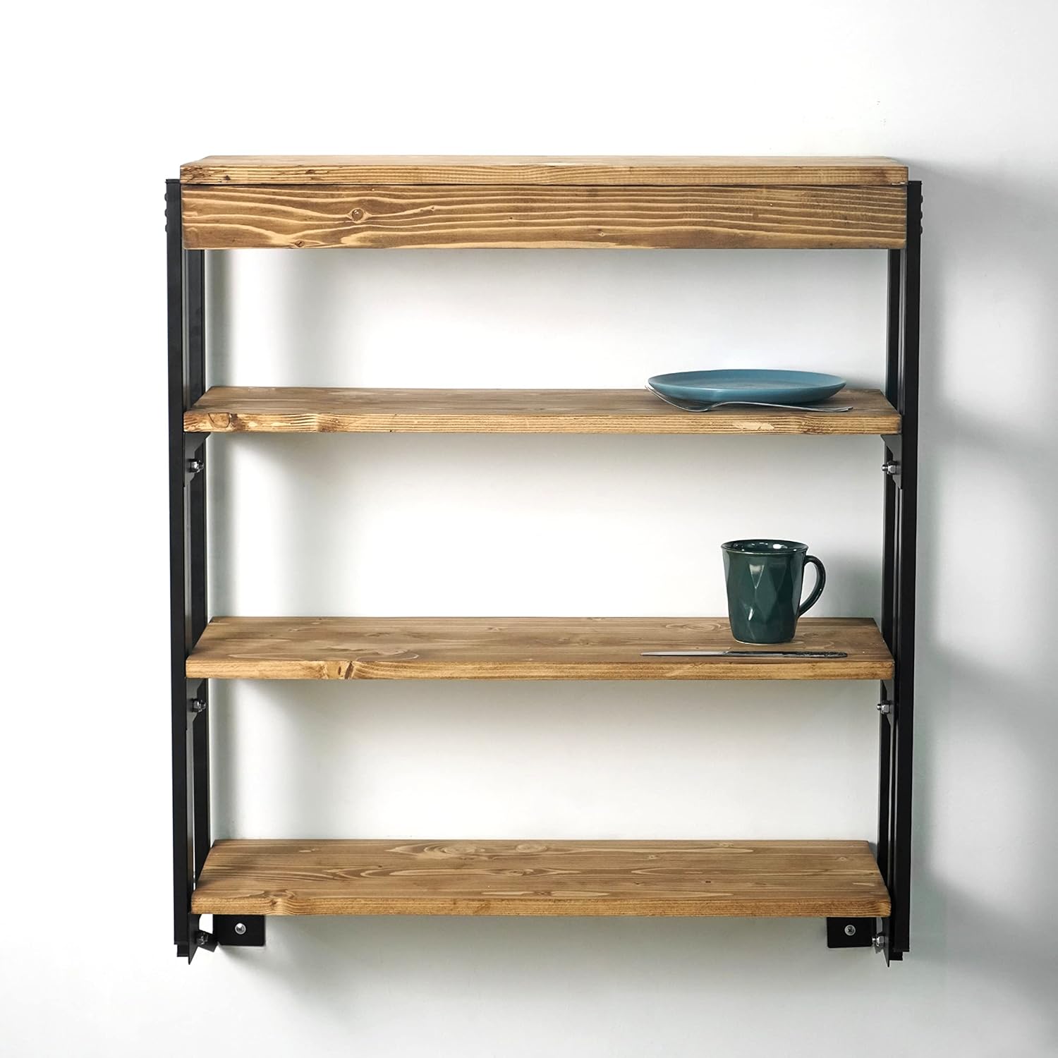 Murphy Folding Table | Wall Mounted Table Dining Table | Multifunctional Desk & Shelf | Storage Shelf | Small Space Desk