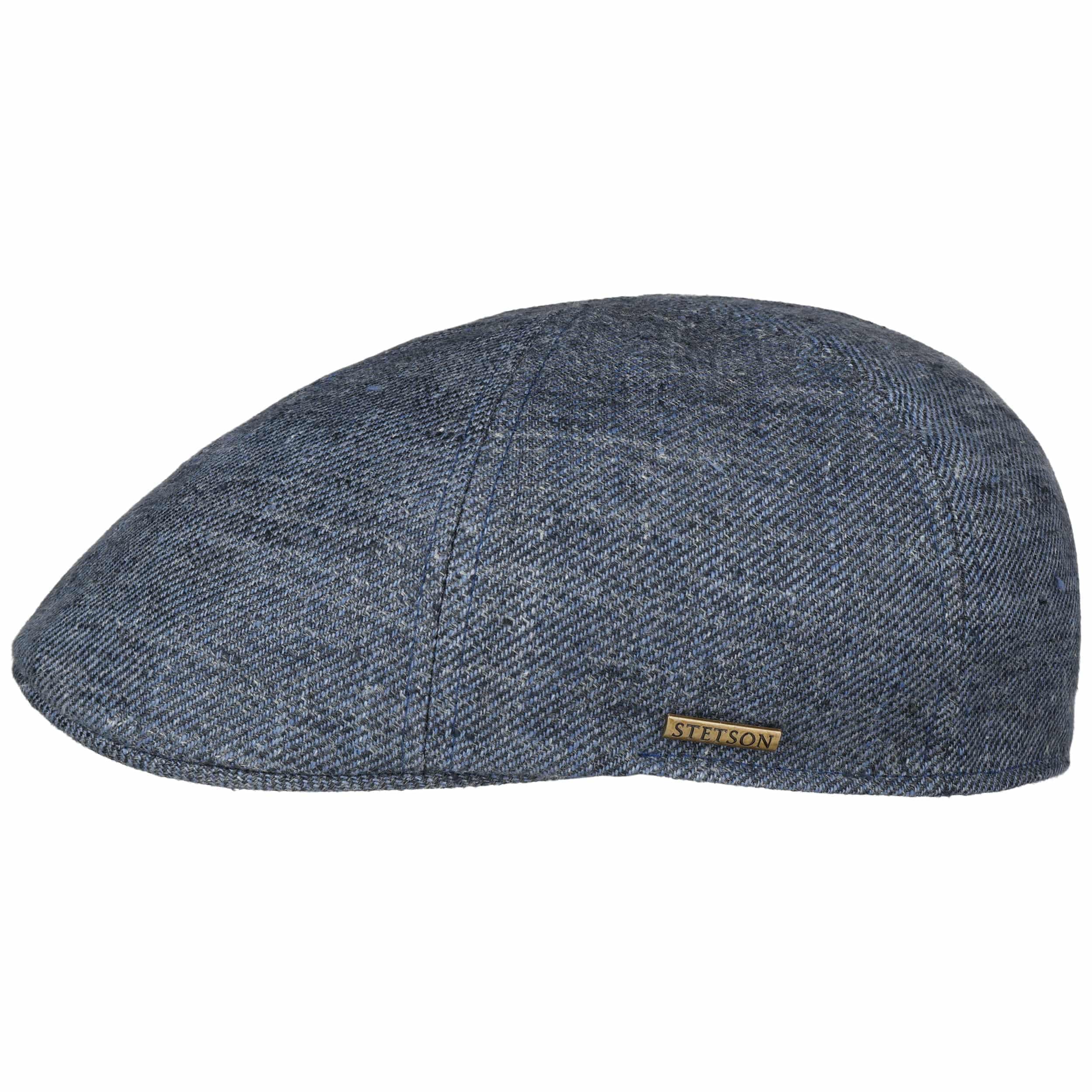 Stetson Texas Linen Twill Flatcap Schirmmütze Stoffcap Made in EU Herren Frühling Sommer