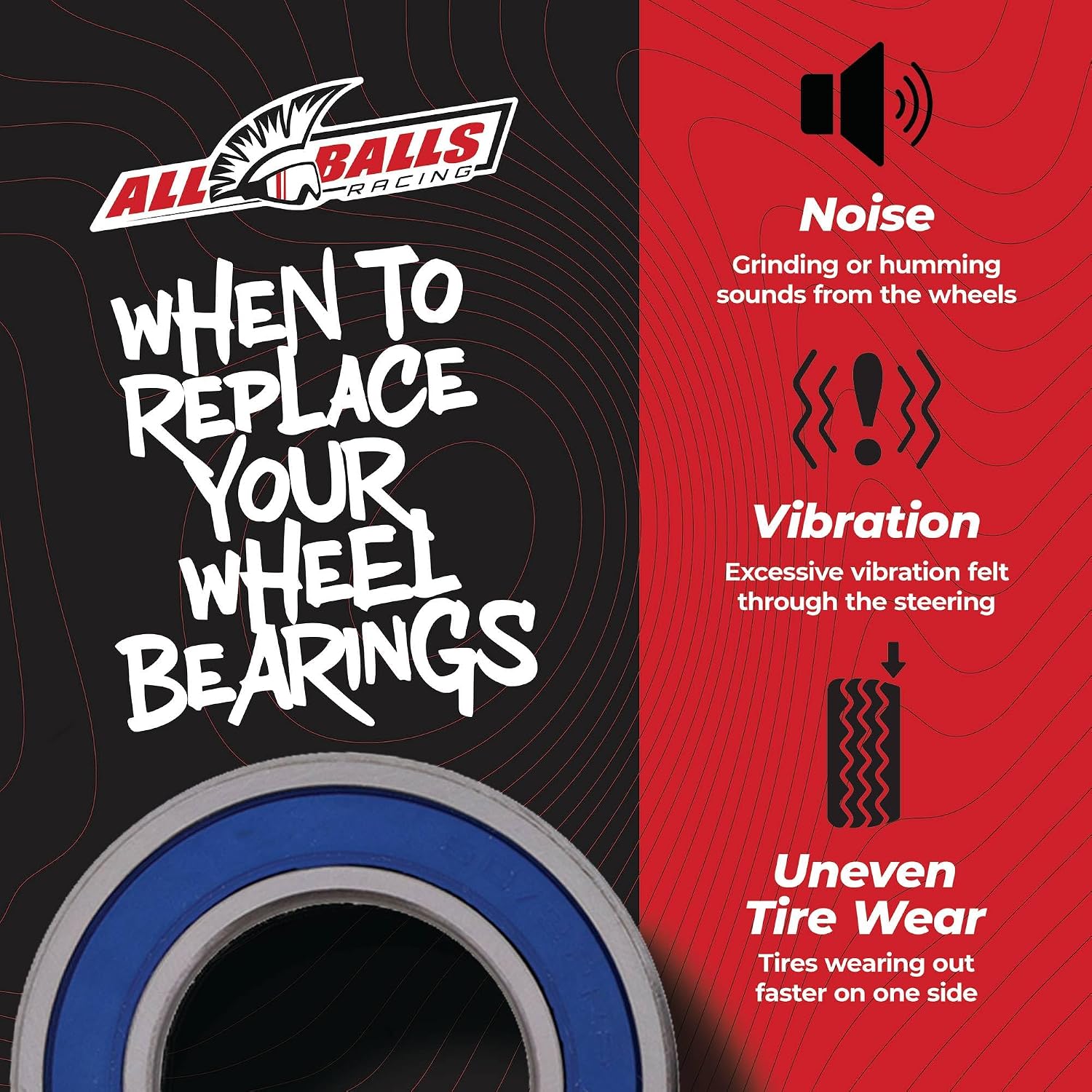 All Balls Racing 25-1034 Wheel Bearing Seal Kit Compatible with/Replacement for Honda