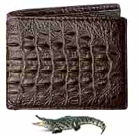 Amazon | [Genuine Crocodile leather] ダークブラウン 無双