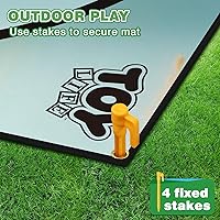 Vista 6 de TOY Life Chipping - Tapetes de práctica de golf, juego de golf, tapete de entrenamiento para interiores y exteriores, para adultos, familia, niños