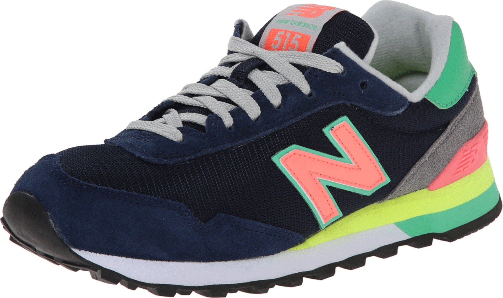 New Balance Women's 515 V1 Sneaker, Black/Prism Purple/Gold Rush, 6 M US — view 19