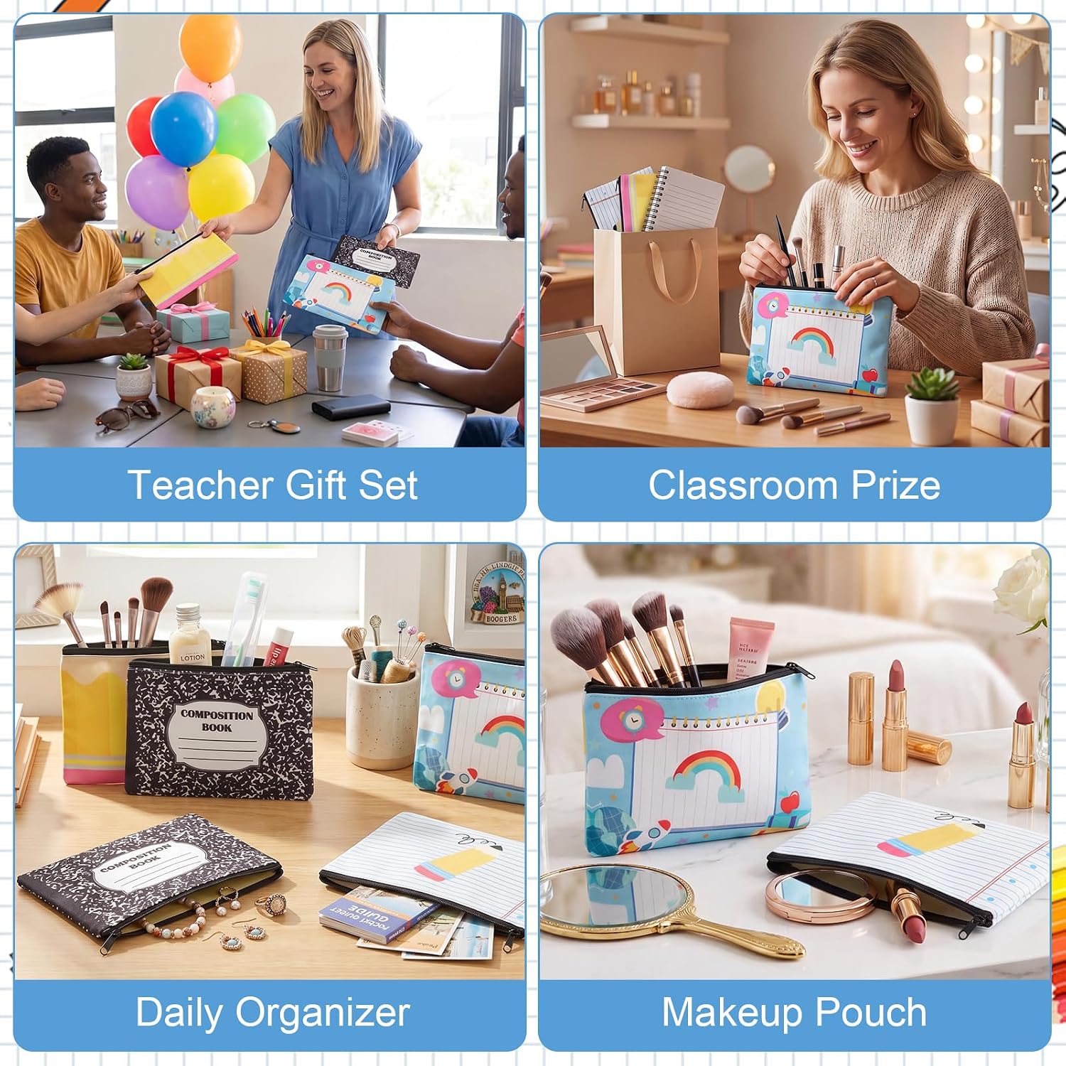 BESARME 8 Pcs Teacher Appreciation Gift Set for Adults