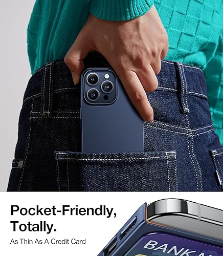 Miniatura 10 de TORRAS Funda delgada diseñada para iPhone 15 Pro Max de 6.7 pulgadas, funda ultrafina 15 Pro Max 2023, funda rígida ligera de policarbonato para