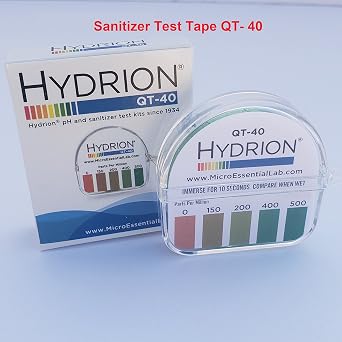 Bakedeco Santizing Test Roll Quat Test qt-10-1