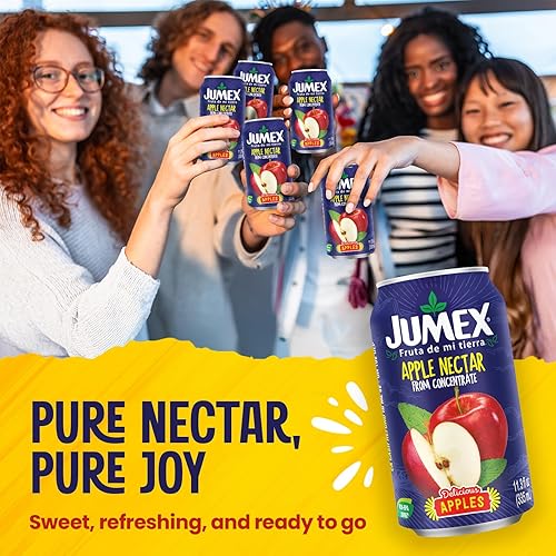 Miniatura 3 de Jumex Néctar de manzana  Lata reciclable con forro sin BPA  11.3 onzas líquidas (paquete de 24)