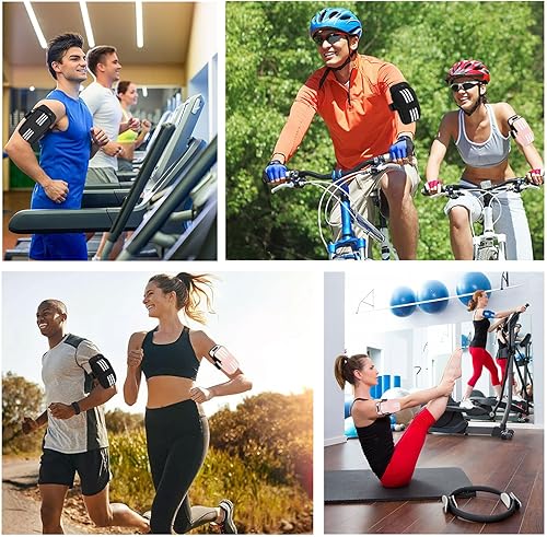 Miniatura 2 de Soporte para teléfono celular para correr, brazalete para iPhone 16, 15, 14, 13, 12, 11 Pro Max, Xs 16e Xr X Plus, Galaxy Ultra S25, bolsa de