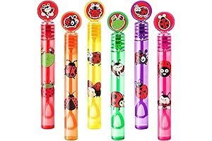 24PCS Ladybug Party Bubble Wands