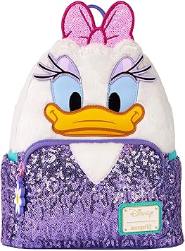 Loungefly Disney Daisy Duck Plush Mini Backpack