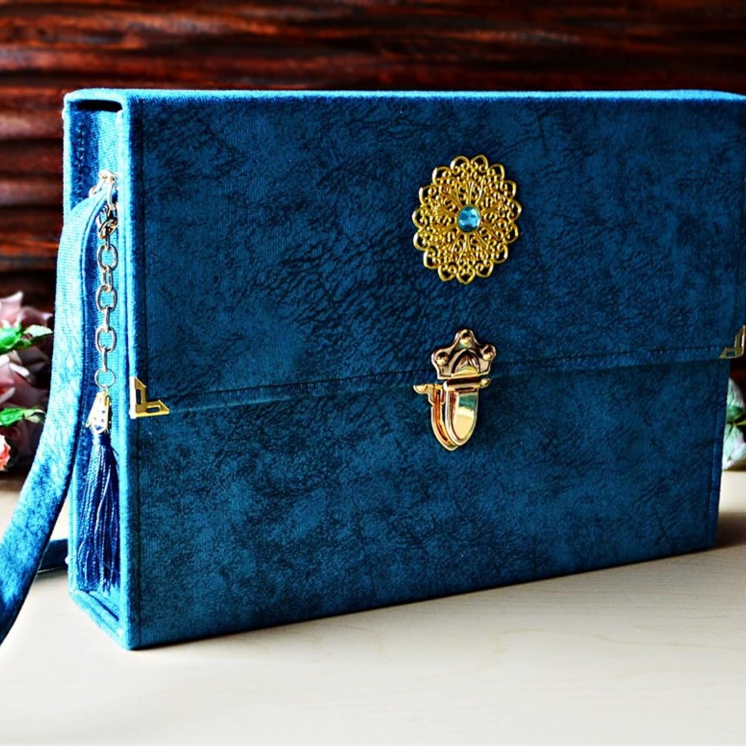 VOGUEHOMEDECOR Lux 30 Juz Quran | 30 Separate Quran Juzz Set | Koran Gift for Muslim | Islamic Birthday Gift, Gift For Mom (Blue)