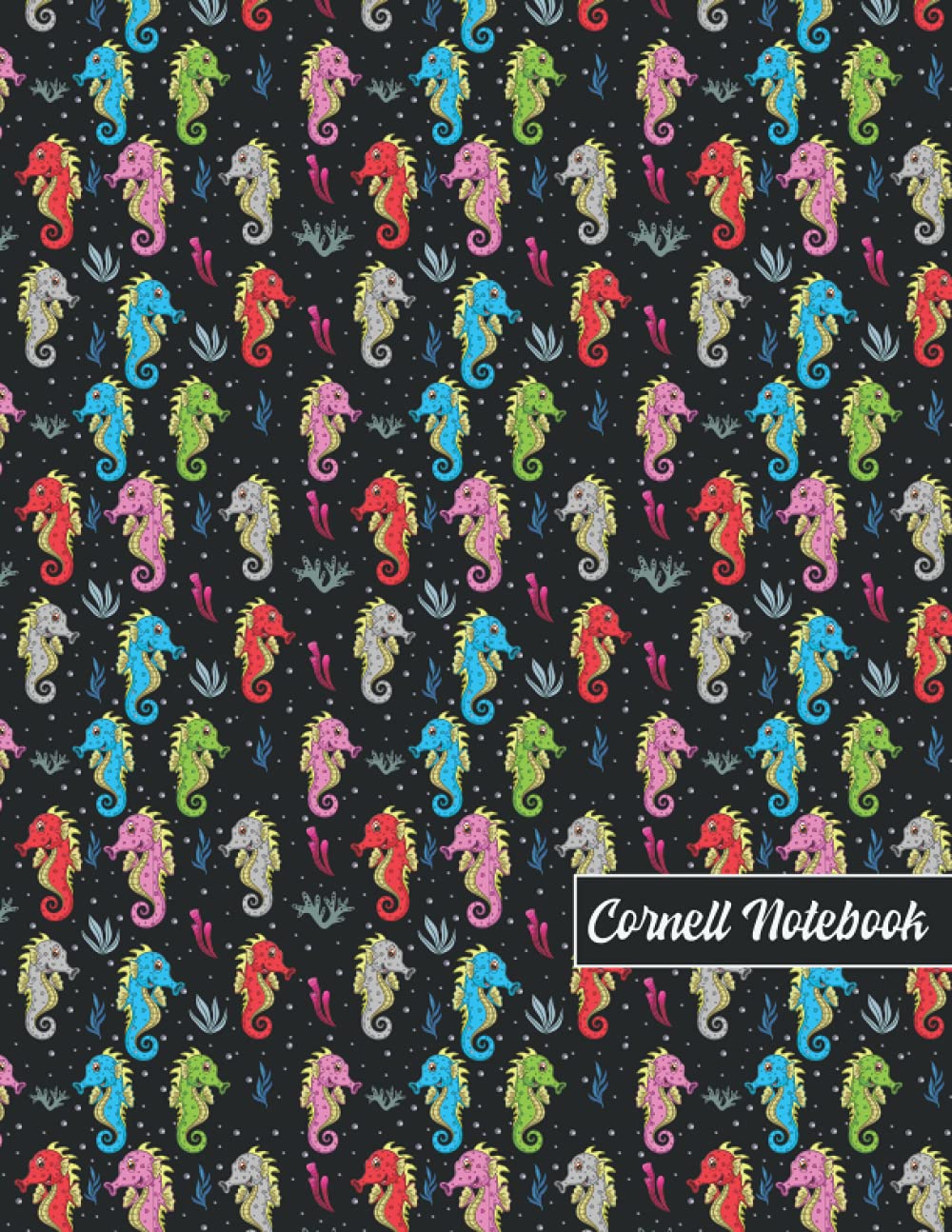 Seahorse Cornell Notebook: Seahorse Cornell Notebook Writer's Seahorse Notebook or Journal for School / Work / Journaling