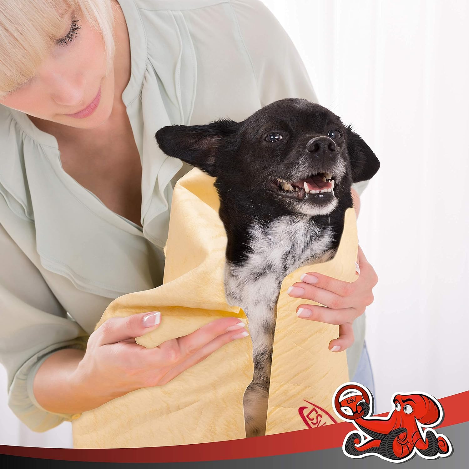 DSV Standard Premium Car Care Towel, Drying Super Absorbent Chamois Cloth for Car Wash, Spotless & Scratch and Lint Free Shine – 27.5 X 17 inches, 1 - Pack : Automotive