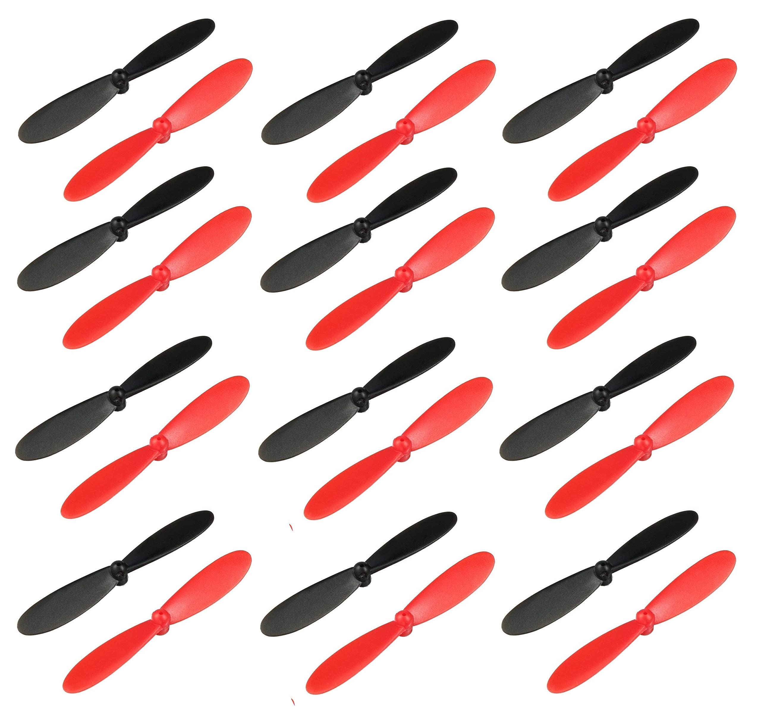 INVENTO 12pair 55mm 5cm Reverse Paddle Aircraft Propeller Blades For 720, 820 Coreless Motor Helicopter Toys Quadcopter RC Spare Parts Accessories-image-26