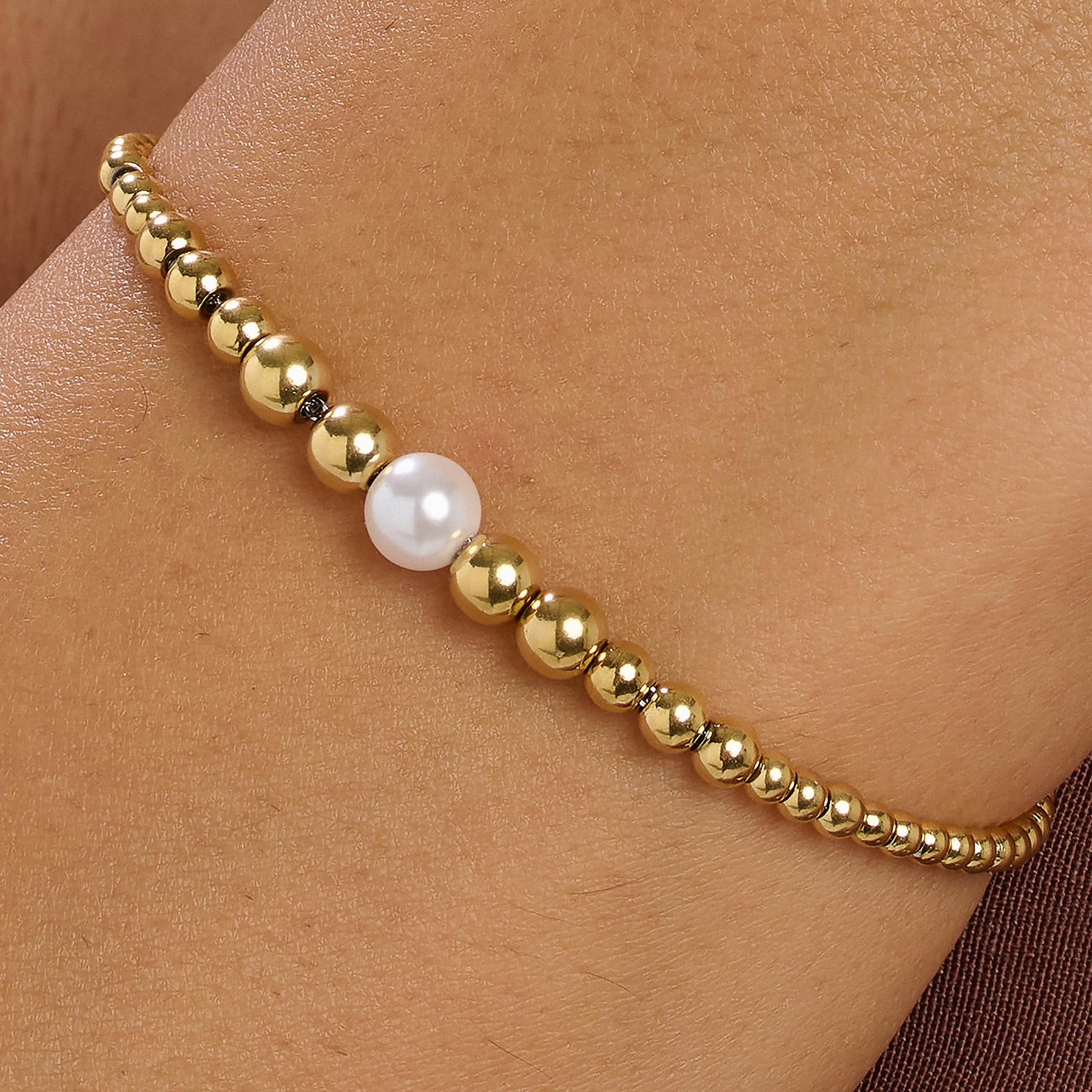 Brosway Bracciale Donna in Acciaio | Bracciale Con Perle | Collezione Perfect - BPC14