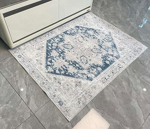 Miniatura 2 de Alfombras de oficina para sillas rodantes, tapete de silla de 48 x 60 x 0.24 pulgadas para suelo de madera dura y suelo de azulejos, antideslizante,