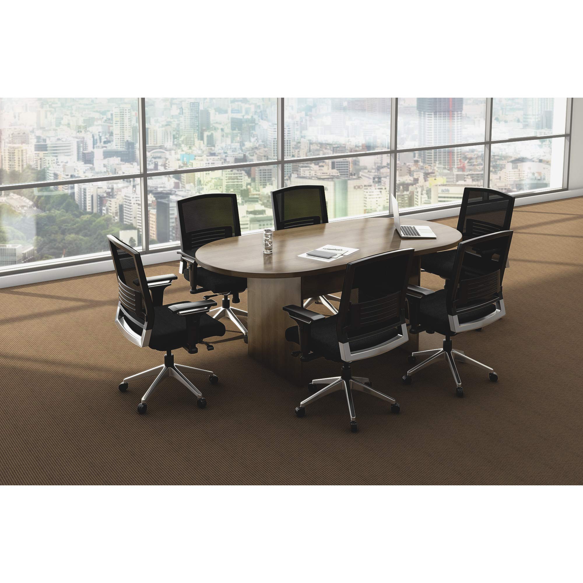 Amazon.com: Lorell, LLR69988, Essentials Walnut Laminate Oval