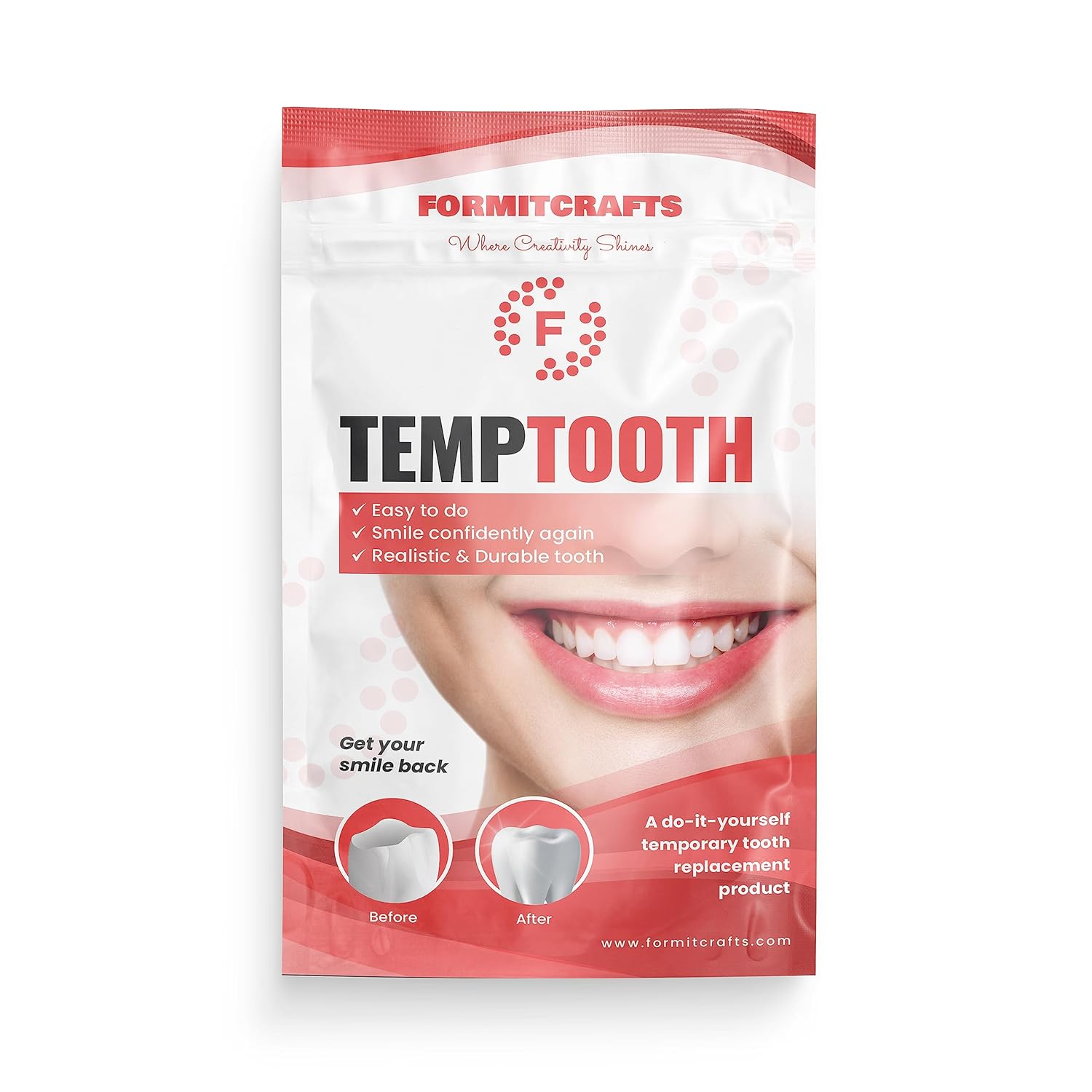 Thermoplastic beads for teeth repair (105 grams) Moldable