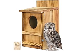 Large Owl House for Screech
Owl with Bag of Wood Shavings