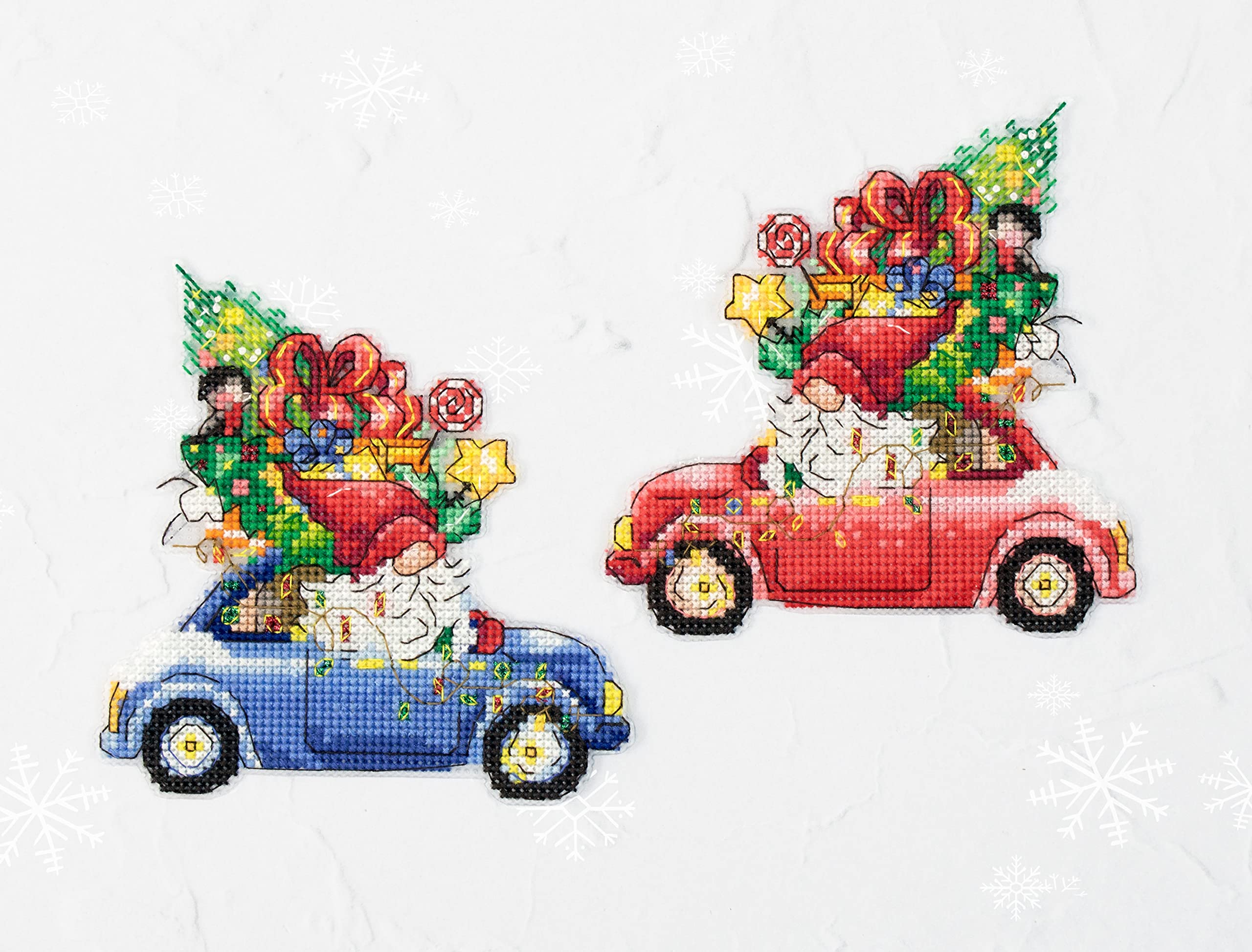 Luca-SToys Cross Stitch Kits - The Gift Car, JK035