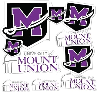 Desert Cactus University of Mount Union Sticker UMU Purple Raiders Sticker Vinyl Decals Laptop Water Bottle Car Scrapbook T1 (Type 1-1)