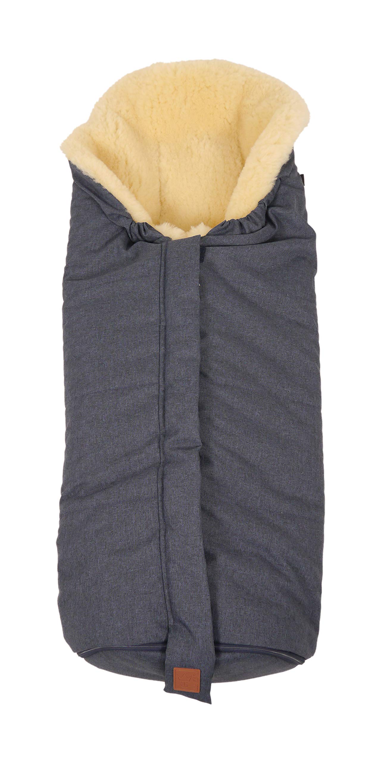 Kaiser 6721272 - Saco de abrigo para cochecito (tamaño grande), color azul