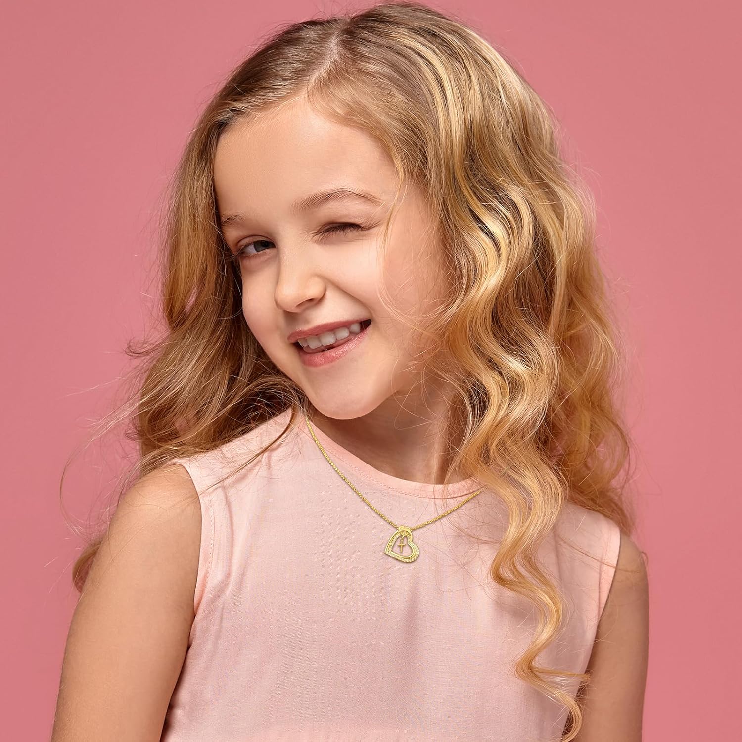 Cross Necklace for Daughter Baptism First Communion Confirmation Graduation Gifts for Daughter - Image 2