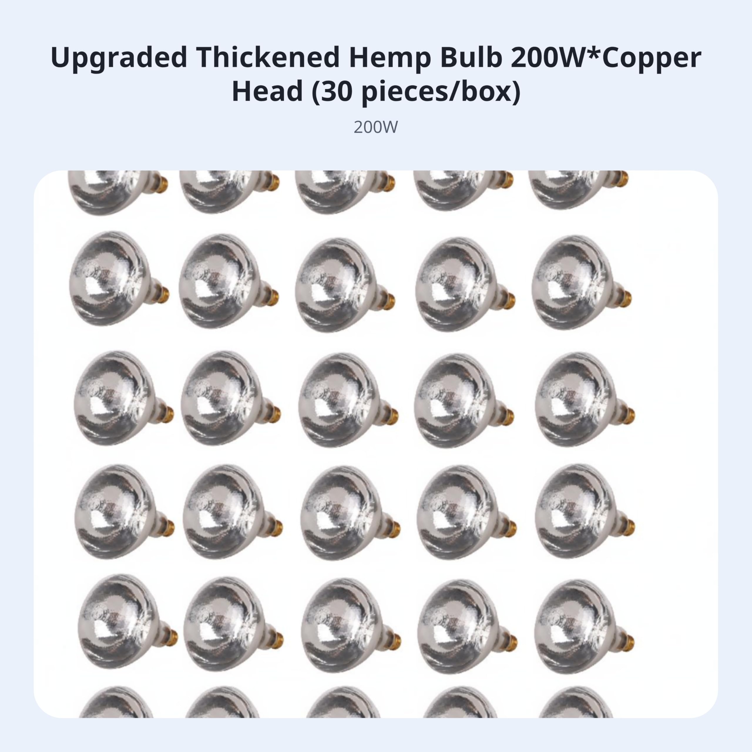 Colcolo Lampada Emettitore di Calore in Ceramica per Riscaldamento Affidabile con Materiale Robusto per Recinti Uccelli Suini E Rettili Adatta per Fattoria E, 200W