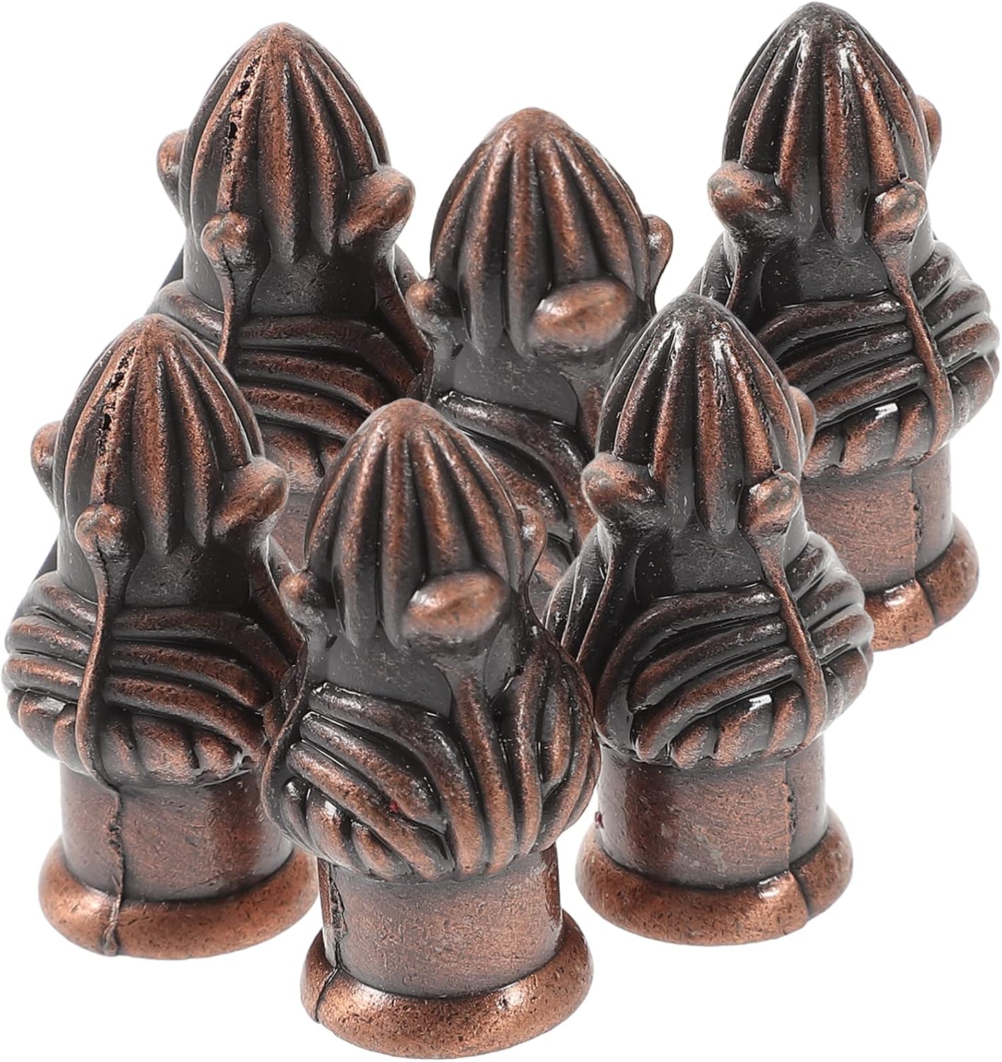 DOITOOL 18pcs Solid Lamp Finial Caps for Chandelier Table Lamps Chic Light Knob for Lighting Easy Assembly Decor Accessory