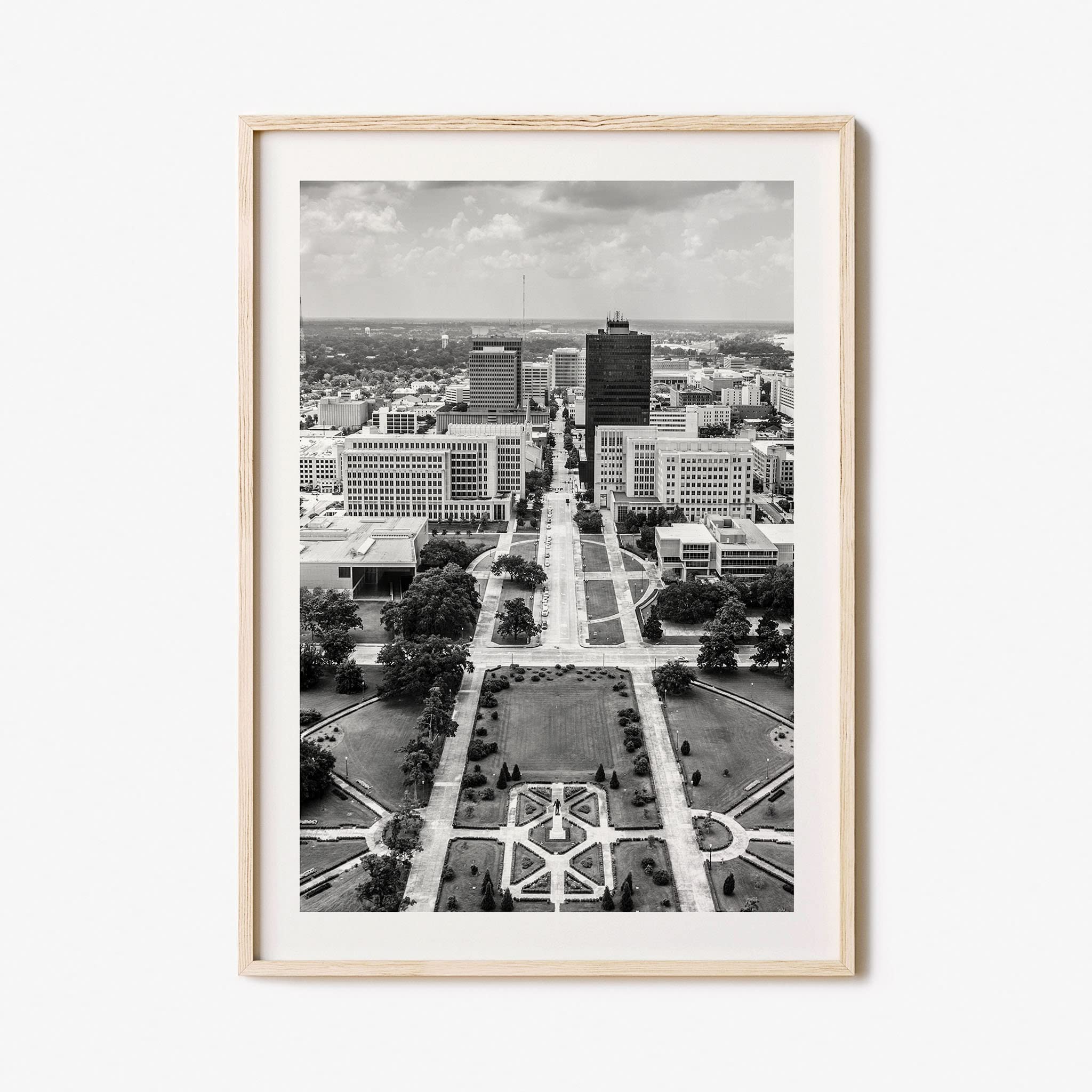 Baton Rouge Photo Poster Print, Baton Rouge Black and White Art, Baton Rouge Wall Photography, Baton Rouge Travel, Baton Rouge Poster