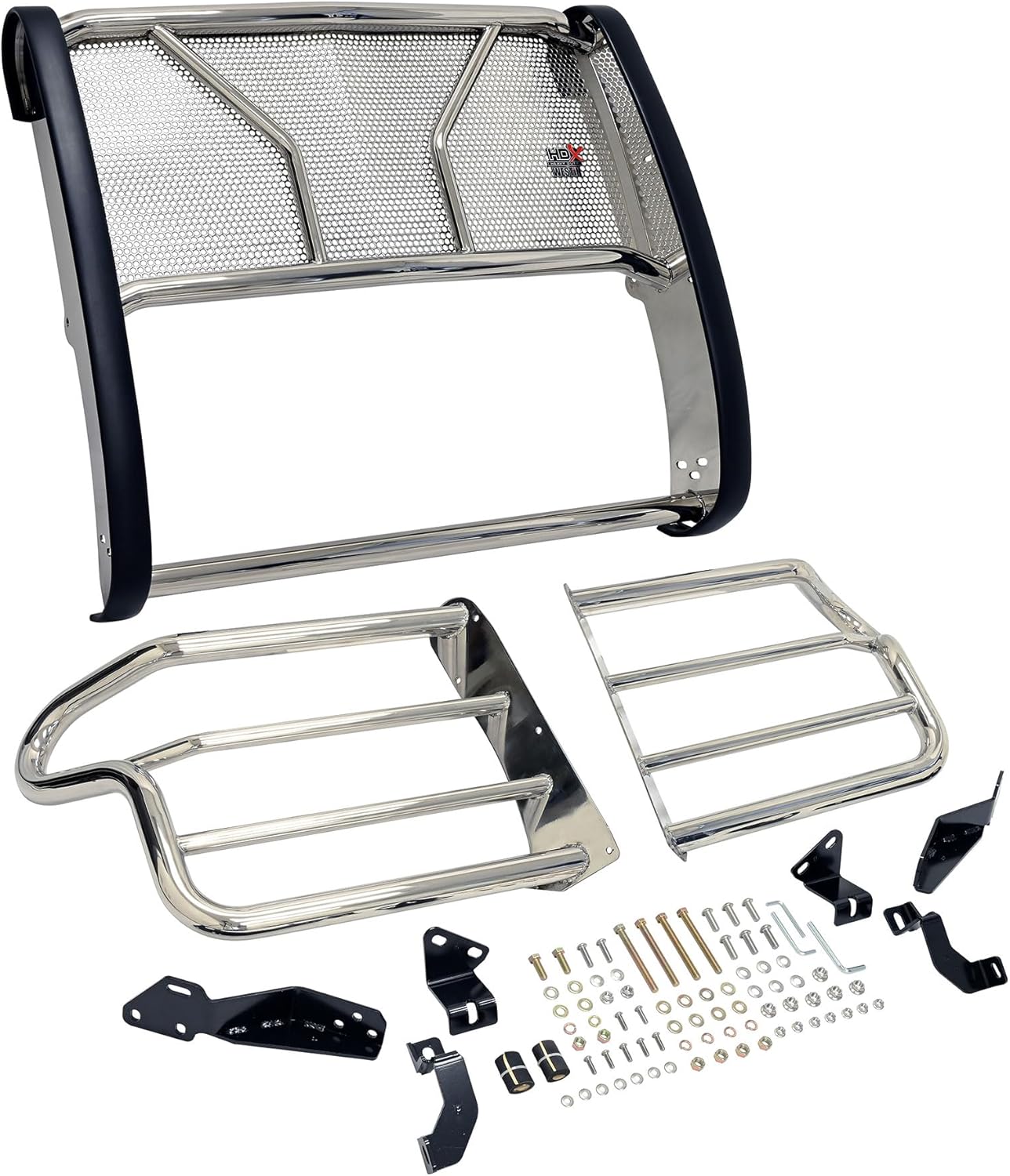 Westin 57-23990 HDX 3-Piece Grille Guard fits 2020-2026 Silverado 2500 3500 (Exc with Sensors)