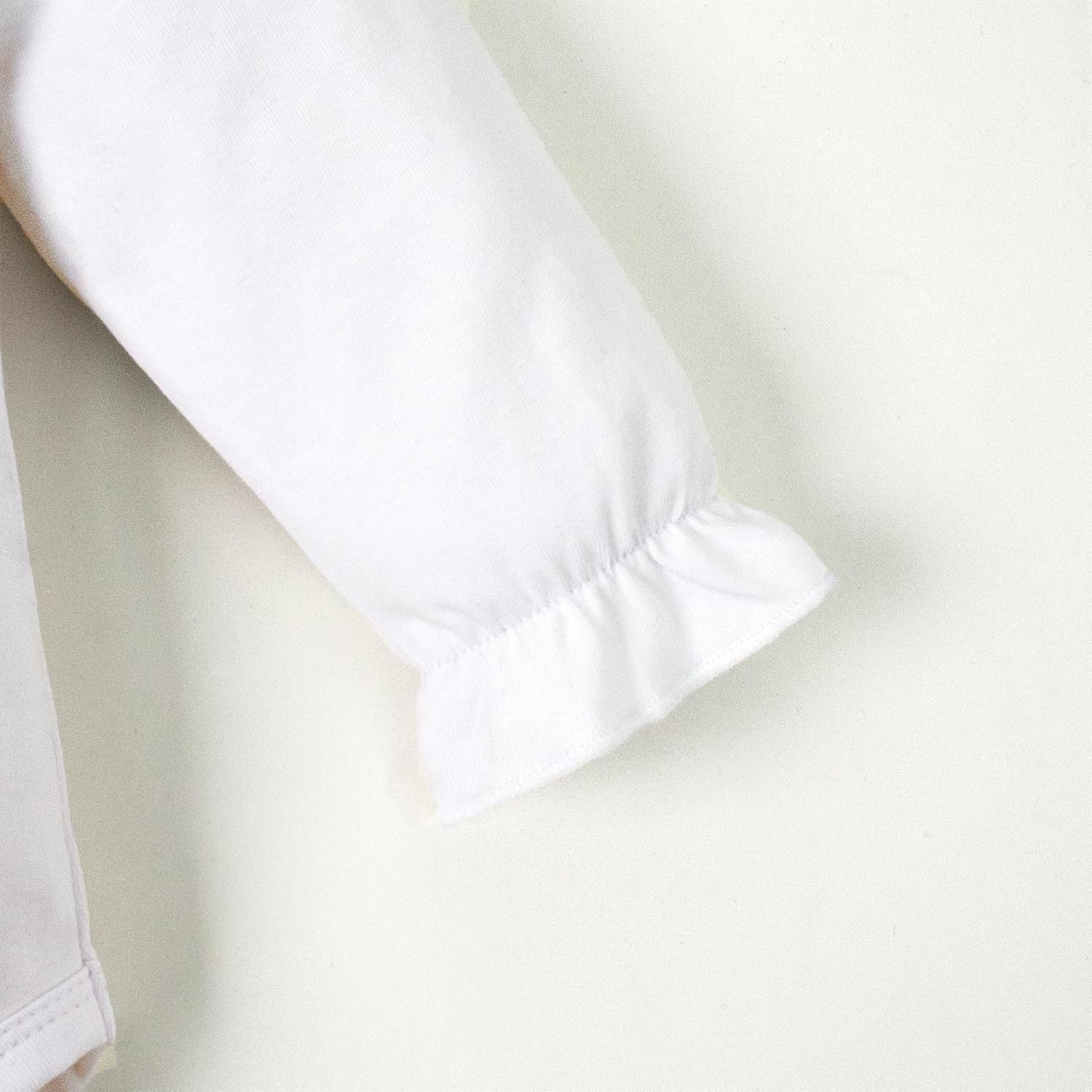 Magic Park 0-24M Infant Girl Peter Pan Collar Romper Baby Long Sleeve Bodysuit Girls Ruffle Jumpsuit Casual Winter Tops - Image 5