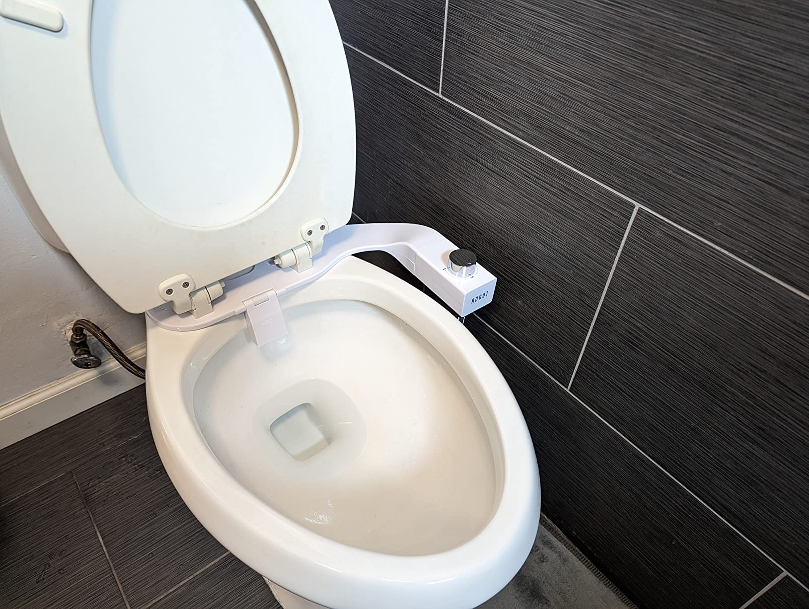 7/mo Finance ADDOT UltraSlim Toilet Bidet Attachment, Dual Nozzle