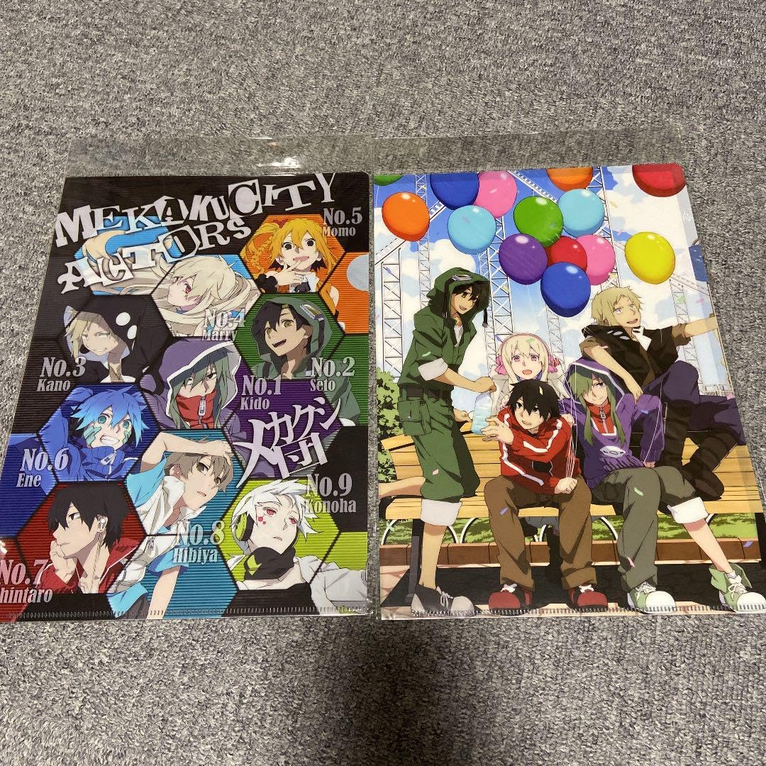 カゲロウデイズ　クリアファイルまとめ売り カゲロウデイズ クリアファイルまとめ売り カゲロウデイズクリア