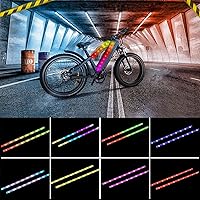 Vista 8 de Bike Lights,Can Be Cropped,Waterproof,Bike Lights for Night Riding,for Kids, Adults, Boys and Girls