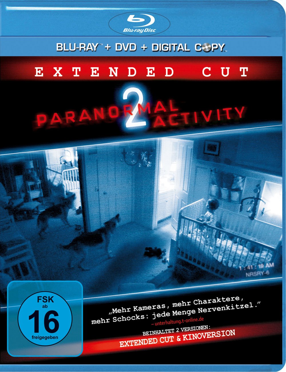 Paranormal Activity 2 (Extended Cut, inkl. DVD + Digital Copy) [Bluray
