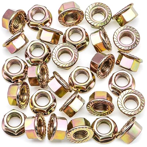 Miniatura 2 de Rexka Tuercas giratorias de escape con estrías M10-1.25 compatibles con Toyota Honda 90212-SA5-003 Accord Civic (paquete de 30)