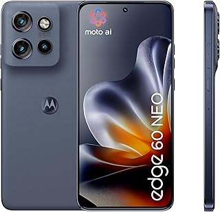 Motorola Edge 60 Neo with Moto AI (8/256GB, Triple Camera 50MP+13MP+10MP, Selfie 32MP, Display 6.36″ Super HD 120Hz, Media…