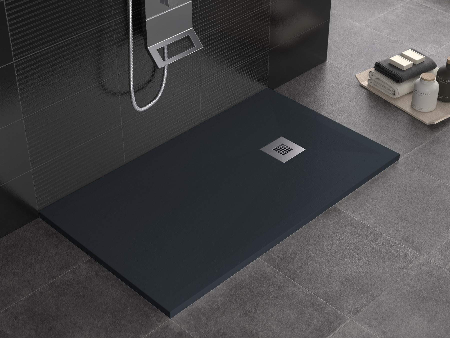 Receveur de douche antidérapant pour douche italienne sécurisée