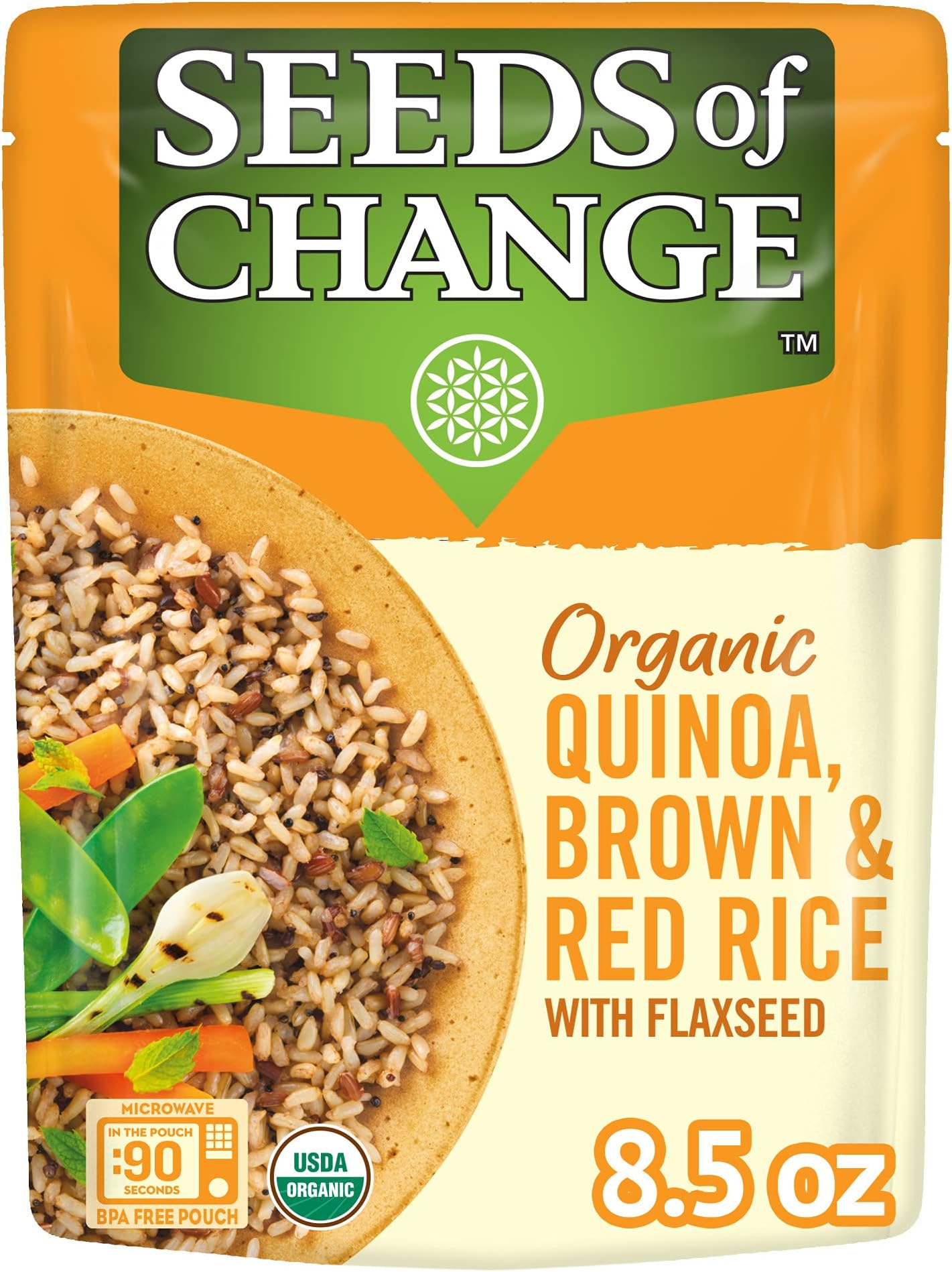 Amazon.com : SEEDS OF CHANGE Organic Quinoa, Brown & Red Rice with ...