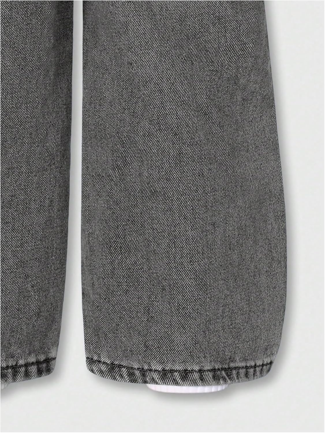 WDIRARA Toddler Girl's Bow Wide Leg Jeans Elastic High Waisted Denim Pants - Image 6