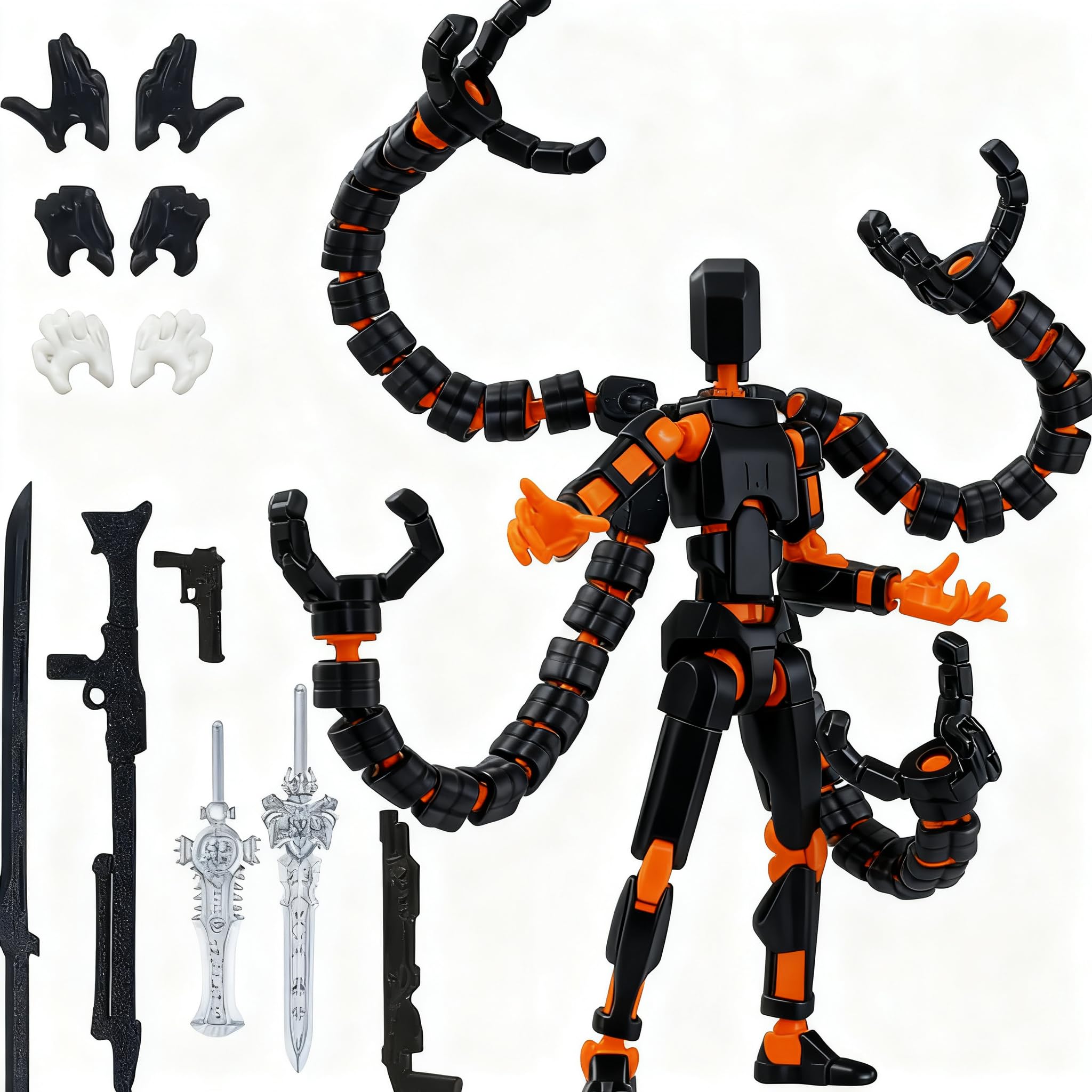 Buy DOOZLE Dummy 13 Octopus Robot Action Figure with Weapons